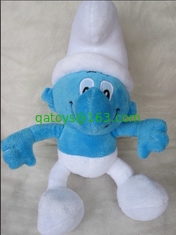 Cute Smurf Stuffed Animals Cartoon Plush Toys For Vending Crane Machine