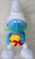 Cute Smurf Stuffed Animals Cartoon Plush Toys For Vending Crane Machine