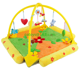 Lovely Flower Blue Baby Play Gyms , Indoor Play Gyms For Toddlers