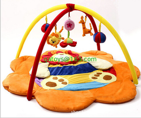 Orange Lion Baby Play Gyms / Baby Musical Play Gym Professional