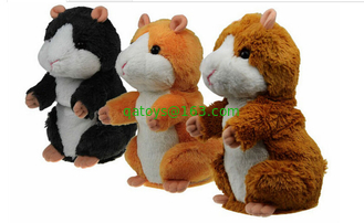 Kids Hamster Mouse Music Plush Toys , Electronic Infant Stuffed Animals