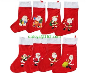16inch Christmas Santa Stocking Plush Gift For Christmas Holiday Celebrate