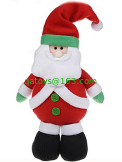 Cute Christmas Stuffed Santa Doll Snowman Plush Toy for Children