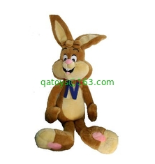 16 inch Soft Brown Stuffed Easter Bunnies For Festival Celebration