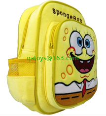 Custom Fashion Sponge Bob Kids School Backpacks For Children