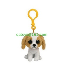 Husky Dog Stuffed Animal Plush Toy Keychain , Grey / White / Rice white