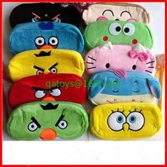 Cartoon Plush Pencil Case Stuffed Animal Pencil Case with Zipper
