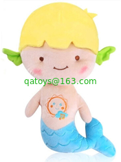 Yellow Blue Red Cute Baby Toys The Little Mermaid Plush Doll 20cm 25cm