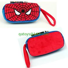 Cute Spider man Cartoon Characters Plush Pencil Case For Promotion Gifts