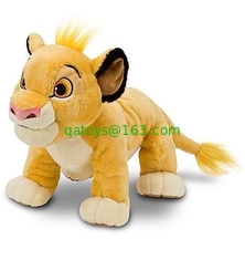 Personalized Stuffed Animals Lion King Simba Plush Toy , Orange