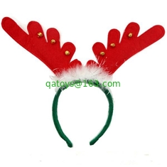 Fashion Antlers Headband Hat - Plush Rindeer Ears Costume Accessory For Party