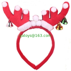 Fashion Antlers Headband Hat - Plush Rindeer Ears Costume Accessory For Party