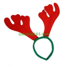 Fashion Antlers Headband Hat - Plush Rindeer Ears Costume Accessory For Party