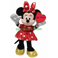 Fashion Red Disney Plush Minnie Mouse for Valentine days Stuffed Toys