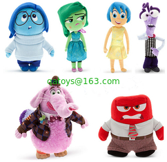 Inside Out Cartoon Disney Plush Toys Sadness With 28cm Blue