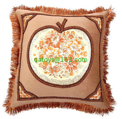 Antique Europe Style Sofa Cushions And Pillows for Car / Bed in Brown