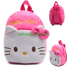 Cartoon Spiderman Kids School Backpacks Personalized Soft Plush