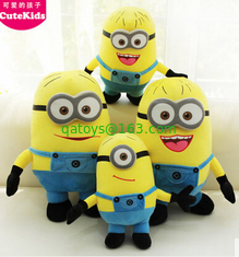Cute Cartoon Plush Toys Despicable Me Minion With 3D Eye Action Figure
