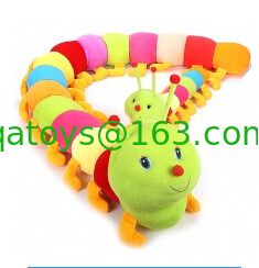 Number Caterpillar Plush Cute Baby Toys Colorful Stuffed Kids Playing Learning