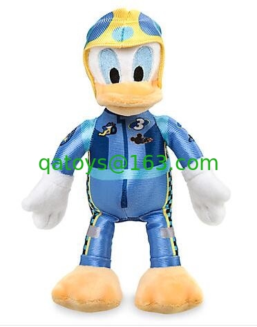 Lovely PP Cotton / Short Disney Plush Toys ,  Disney Roadster Racers Cars Donald Duck Stuffed Toys