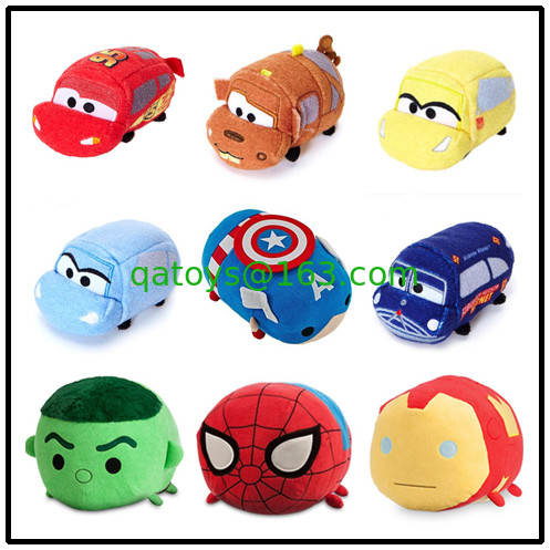 New Original Disney Roadster Racers Cars Toys 3 Tsum Tsum Cartoon Plush Toys 10cm