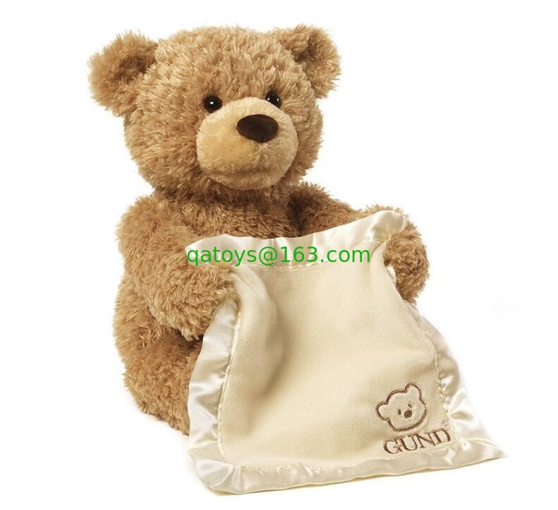 Musical 25cm Peek a Boo Bear Play Hide And Seek Cute Electronic Playing Fun