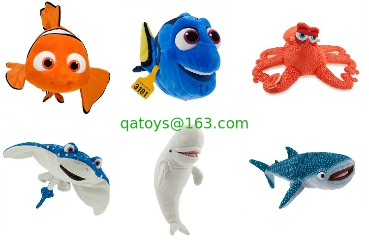 Disney Cartoon Finding Dory 2 Plush Baby Animals Full Color Lovely