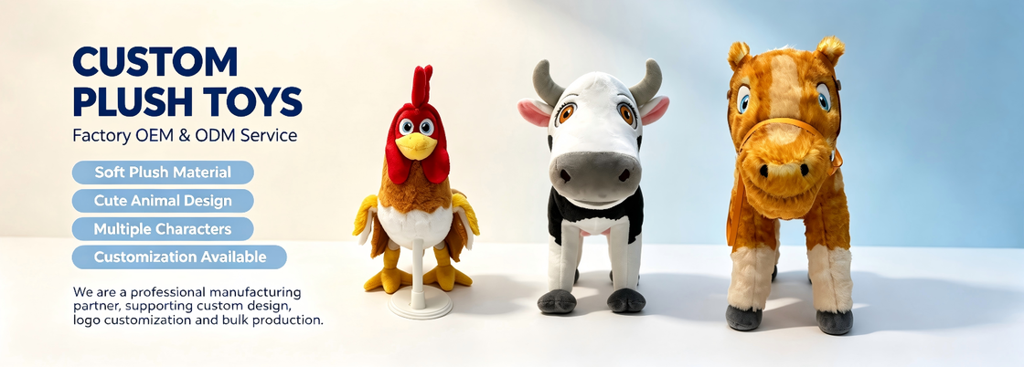 Cute Animal Cartoon Plush Toy