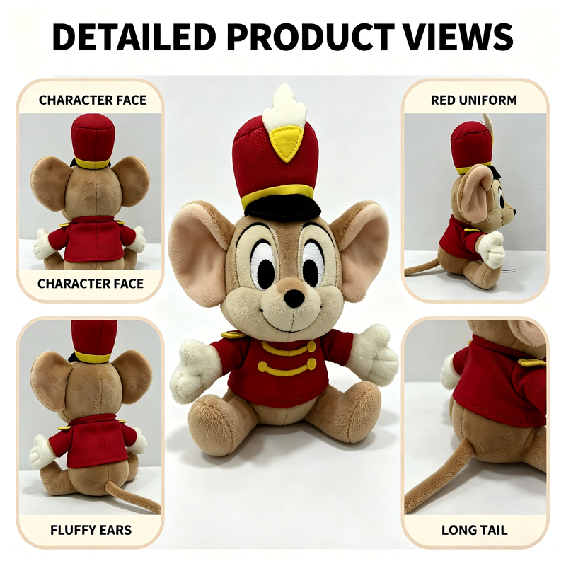 Cute Disney Plush Dumbo Timothy Q. Mouse