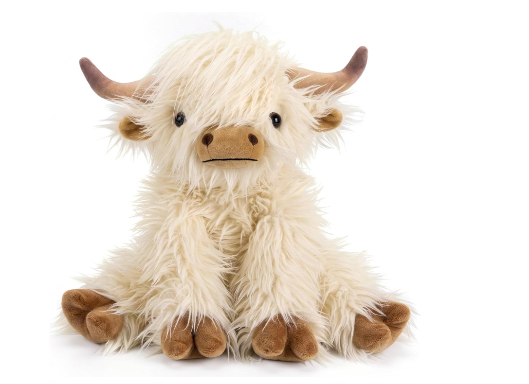 Cute Highland Cow Companion Plush