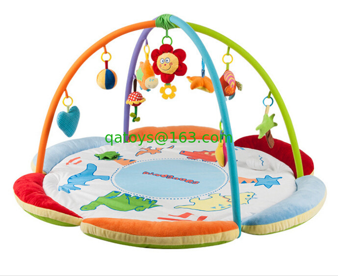 Colorful Infant Activity Gym / Baby Kick And Play Gym 90*90*60cm