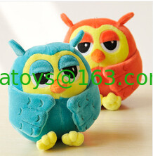 Blue and Orange Forest Animals Owl Stuffed Plush Toy For Promotion Gifts